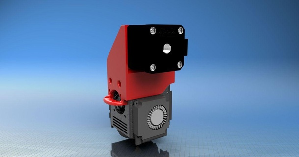 biqu b1 Direkte Fahrt Extruder Justin 3D Modelle Drucker Teile Upgrades hotend Bigtreetech biqub1 3d print model - Mito3D