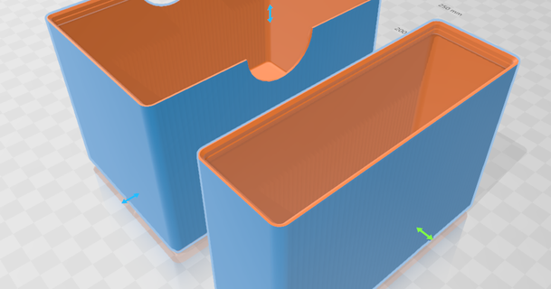 gridfinity cajas tarot tarjetas días 3D modelos pasatiempo hacedores organizadores openscad cadquery 3d print model - Mito3D