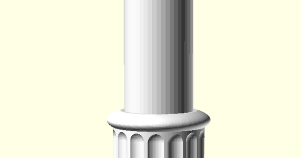 pilar base topo meganoodle 3D modelos mundo varreduras arquitetura Urbanismo thingiverse 3d print model - Mito3D