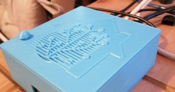 caso funda intel nuc5ppyb hogar casa asistente temático tapa Meganoodle 3D modelos artilugio ordenadores caja recinto electrónica smartphone 3d print model - Mito3D
