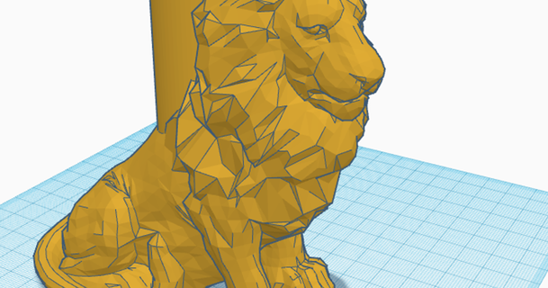 prusa lion - pen cup v2 anton n jank 3D Models Household Office style 3d print model - Mito3D
