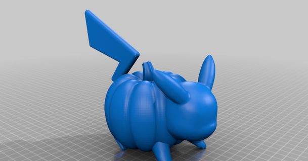 pumpkichu ross 3D Models Art & Design Other Designs thingiverse 3d print model - Mito3D