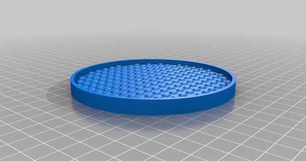 drink coaster ross 3D Models Household Kitchen thingiverse 3d print model - Mito3D