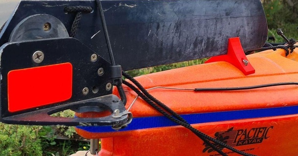 rudder holder kayak breeze current designs pantera 3D Models Sports & Outdoor Other thingiverse 3d print model - Mito3D