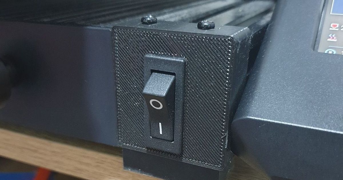 4040 power switch housing ender 3 v2 sounds like rob 3D Models Printers Accessories ender3 thingiverse powerswitch 4040extrusion ender3v2 3D print model - Mito3D