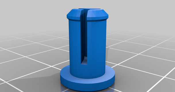 single pegboard push rivet philip j fry 3D Models Hobby & Makers Tools thingiverse 3d print model - Mito3D