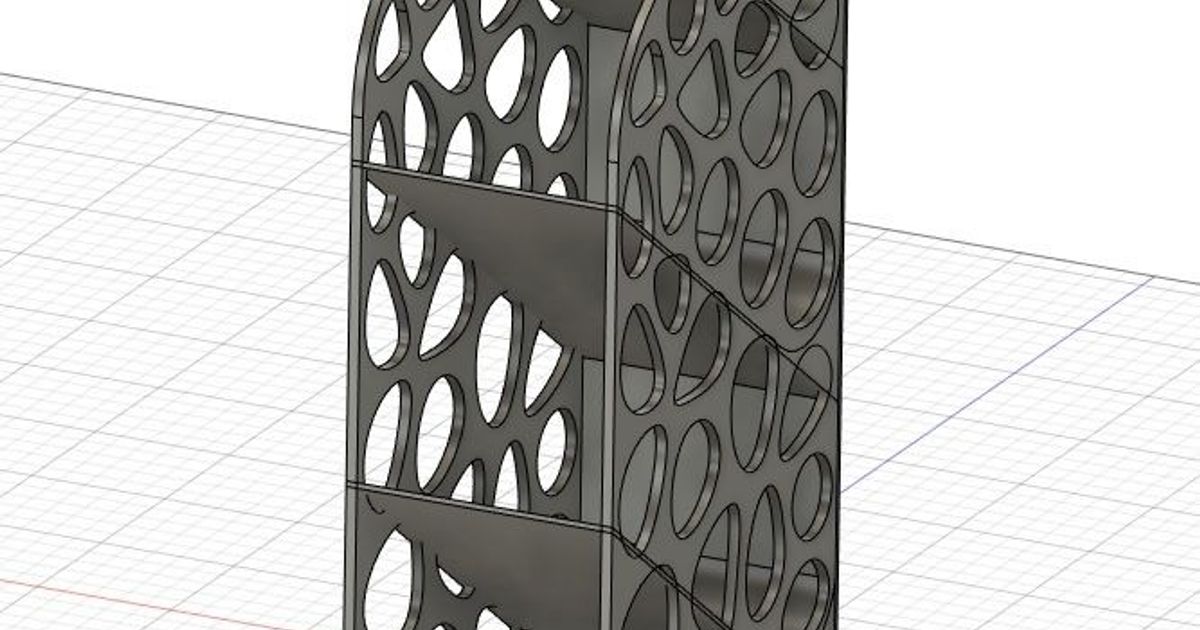 penholder voronoi saipanda8801 3D Models Household Office deskorganizer thingiverse geeetechi3prob 3D print model - Mito3D