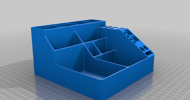 attrezzo organizzatore saipanda8801 3D Modelli passatempo creatori utensili thingiverse geeetechi3prob Tootoorganizer i3prob 3d print model - Mito3D