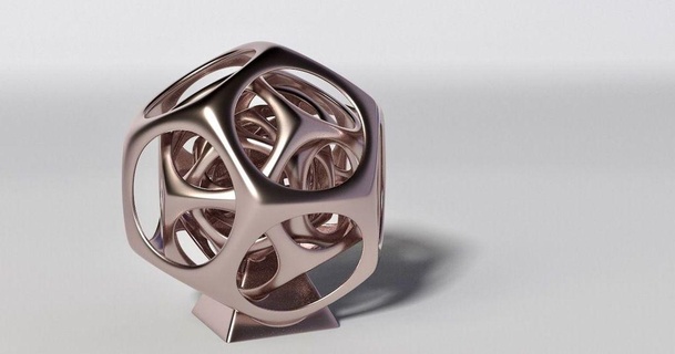 unendlich Dodekaeder Rossmacher 3D Modelle Kunst Design Designs Skulptur Mathematik Ornament 3d print model - Mito3D