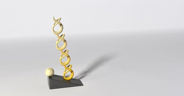 lien sculpture steedmaker 3D modèles art conception sculptures décoration trophée abstrait 3d print model - Mito3D