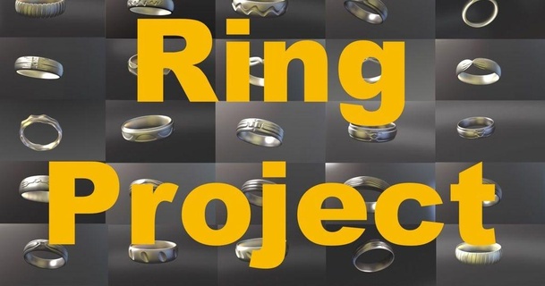 Ring Projekt Rossmacher 3D Modelle Mode Frauen Ringe Schmuck Hochzeit 3d print model - Mito3D