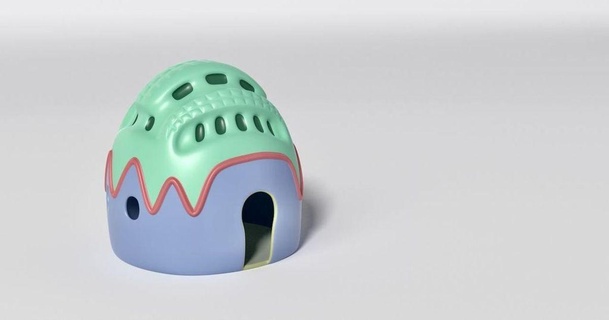 conejera cabaña corcel 3D modelos Arte diseño esculturas Navidad miniatura hogar casa miniaturas 3d print model - Mito3D