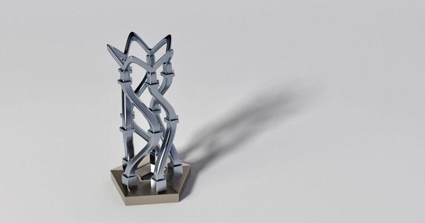 pentacrescimento corceleiro 3D modelos arte Projeto designs decoração escultura matemática 3d print model - Mito3D