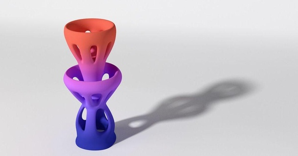 sperimentare 1 2 destriero 3D Modelli arte design sculture trofeo candela titolare supporto scultura premio 3d print model - Mito3D