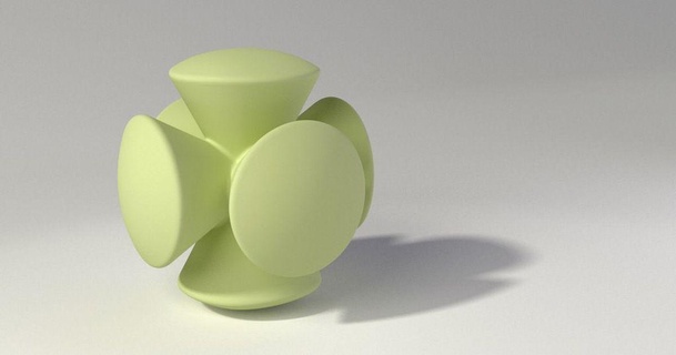 sferica sperimentare rullo palla destriero 3D Modelli arte design disegni strano matematica thingiverse 3d print model - Mito3D