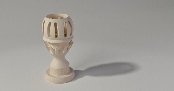 fusione sfera destriero 3D Modelli arte design sculture decorazione trofeo scultura 3d print model - Mito3D
