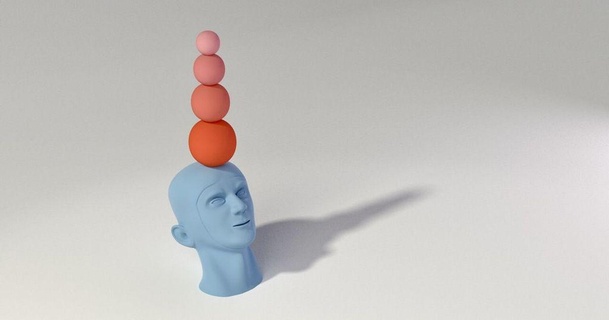 balancieren Handlung Rossmacher 3D Modelle Kunst Design Skulpturen Trophäe Kopf Gesicht Büste Ball 3d print model - Mito3D