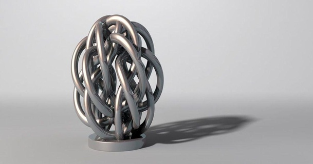 freddo bobina 3 destriero 3D Modelli arte design disegni decorazione trofeo scultura labirinto 3d print model - Mito3D