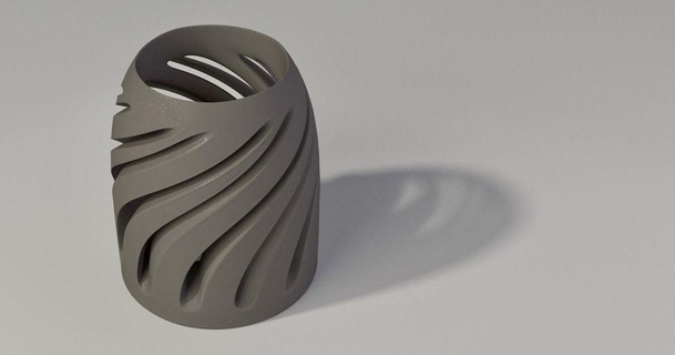 spiral intersection 2 steedmaker 3D Models Art & Design Sculptures art abstract thingiverse scuplture 3d print model - Mito3D