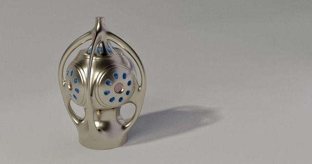 sci fi motor corceleiro 3D modelos arte Projeto esculturas troféu estrangeiro prêmio 3d print model - Mito3D