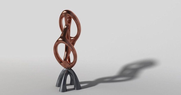 estuario design destriero 3D Modelli arte design sculture trofeo design premio resina thingiverse 3d print model - Mito3D