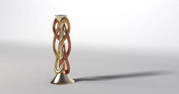 spiral plunger steedmaker 3D Models Art & Design Sculptures decoration trophy art sculpture award 3d print model - Mito3D