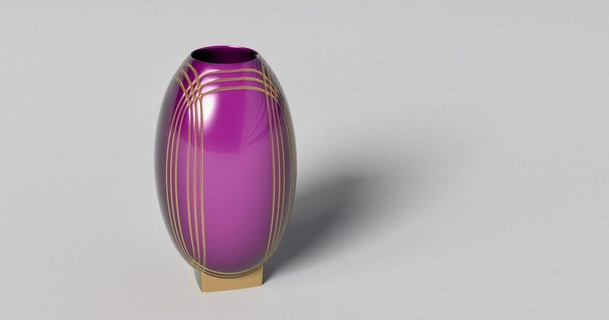 ornate vase steedmaker 3D Models Art & Design Sculptures pot decoration flowerpot ornament 3d print model - Mito3D