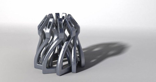 spiral configuration steedmaker 3D Models Art & Design Sculptures decoration trophy art sculpture award 3d print model - Mito3D