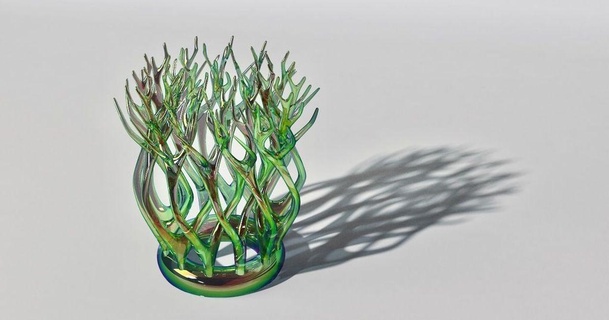 organisch Cluster Rossmacher 3D Modelle Kunst Design Skulpturen Dekoration Pflanze Skulptur Pflanzen Ornament 3d print model - Mito3D