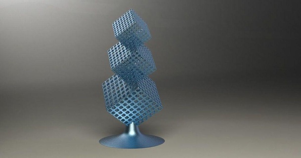 super cube steedmaker 3D Models Art & Design Other Designs decoration box sculpt sculpture 3d print model - Mito3D