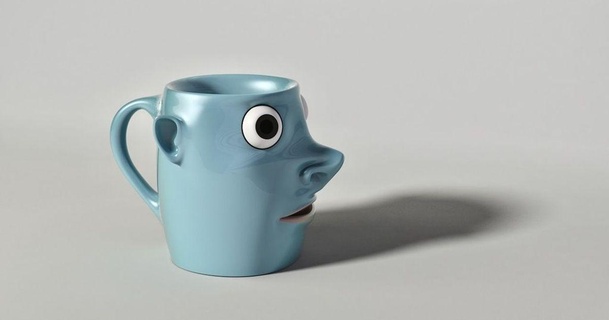 face mug steedmaker 3D Models Household Kitchen cup penholder pencilholder 3d print model - Mito3D