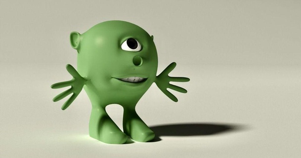 simplório personagem corceleiro 3D modelos brinquedos jogos açao figuras estátuas desenho animado monstro thingiverse Personagem 3d print model - Mito3D