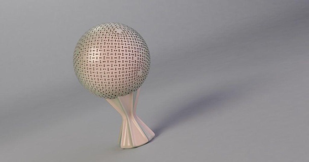 sphere weave tree steedmaker 3D Models Art & Design Other Designs decoration art sculpture ornament 3d print model - Mito3D