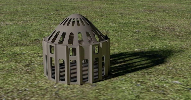 cámara observatorio corcel 3D modelos mundo escaneos arquitectura Urbanismo templo thingiverse 3d print model - Mito3D