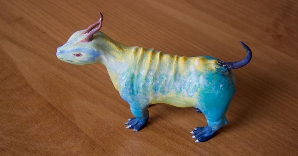 hybride bête steedmaker 3D modèles art conception sculptures chien lézard animal monstre fantaisie 3d print model - Mito3D