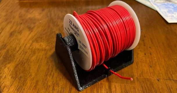 wire spool holder sunoo 3D Models Hobby & Makers Electronics thingiverse 3d print model - Mito3D