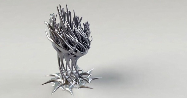 Komplex Wachstum Rossmacher 3D Modelle Kunst Design Skulpturen Dekoration Skulptur Ornament thingiverse 3d print model - Mito3D