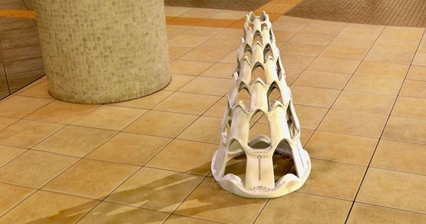 röhrenförmig Torus Käfig Rossmacher 3D Modelle Kunst Design Skulpturen Skulptur Turm Brettspiele 3d print model - Mito3D