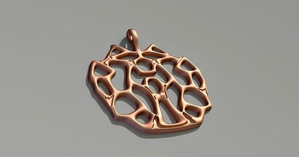 toile pendentif steedmaker 3D modèles mode accessoires bijoux art sculpture ornement 3d print model - Mito3D