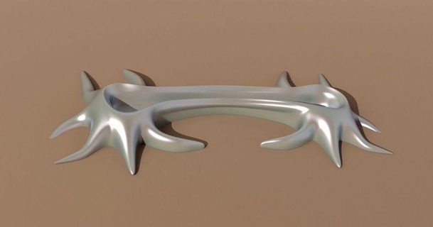estrella mar bandeja corcel 3D modelos casa cocina decoración plato dispensador 3d print model - Mito3D