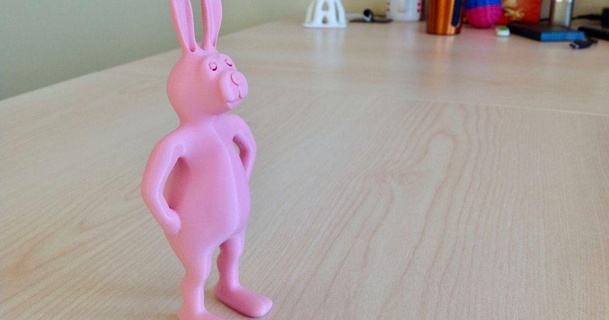 fier lapin steedmaker 3D modèles monde scans animaux Pâques lièvre 3d print model - Mito3D