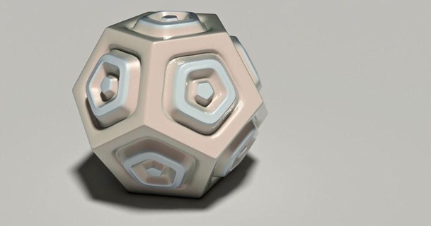 penta dodecahedron atçı 3D modeller Sanat tasarım tasarımlar heykel Eğitim matematik şeytani 3d print model - Mito3D