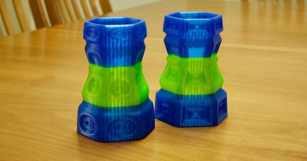 hex vaso corceleiro 3D modelos casa equipamento hexagonal Panela escultura vasos 3d print model - Mito3D
