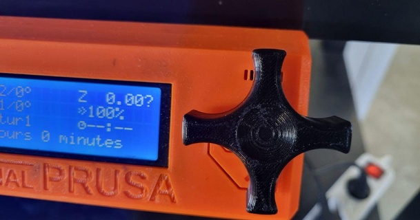 mk3s lcd comfort knob dualixas 3D Models Printers Prusa Parts & Upgrades upgrade prusa printer 3d print model - Mito3D