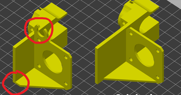 bmg extrusora cabo roteamento akmalznal 3D modelos impressoras acessórios thingiverse 3d print model - Mito3D