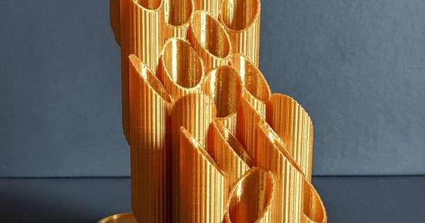 stylos titulaire soutien friture régulière 3D modèles Ménage Bureau porte plume crayons 3d print model - Mito3D