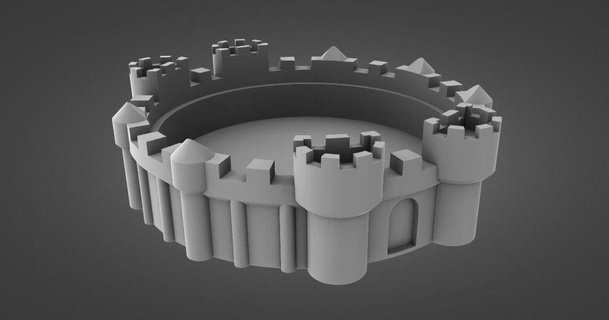 ville murs colons catane villes chevaliers bombe rapide 3D modèles jouets Jeux planche catan meeple 3d print model - Mito3D