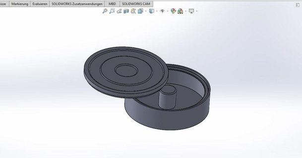 loose filament box federicothefridge 3D Models Printers Accessories storage round useful smallpartsstorage loosefilamentholder 3d print model - Mito3D