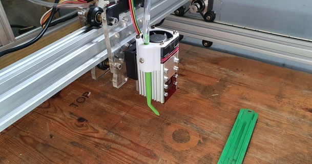 diode laser air assist lynxpilot  3D Models  Hobby & Makers  Tools air laser module eleksmakera3 diode  3d print model - Mito3D