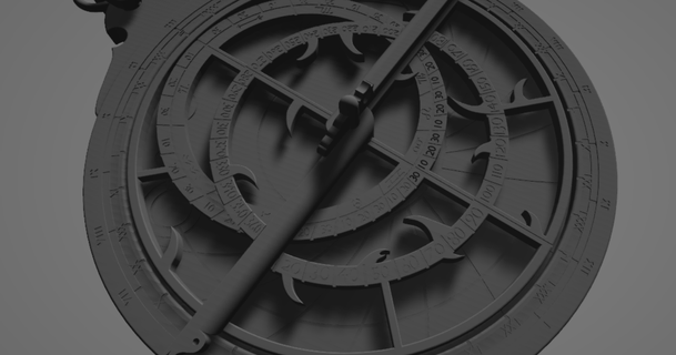 astrolabe basé médiéval dessins essuyer antagoniste 3D modèles apprentissage physique astronomie navires outils étoiles navigation explorateurs 3d print model - Mito3D
